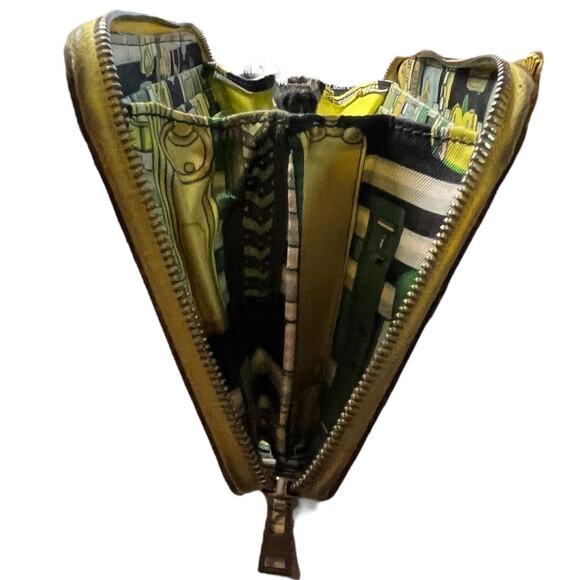 HERMES Silk-In Long Zip Around Long Wallet Epsom yellow - Picture 6 of 16